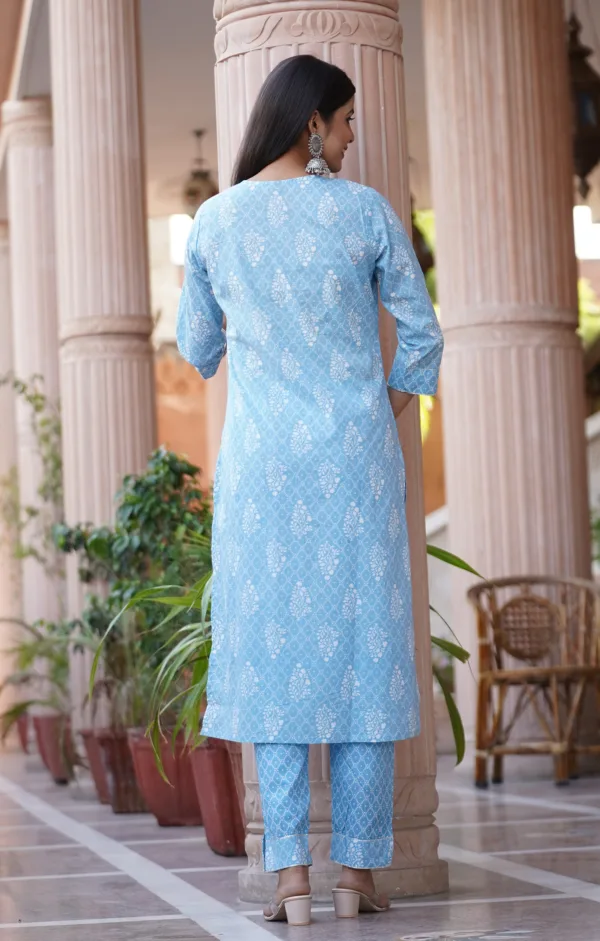 embroidery kurta set