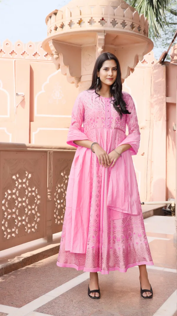 anarkali gown